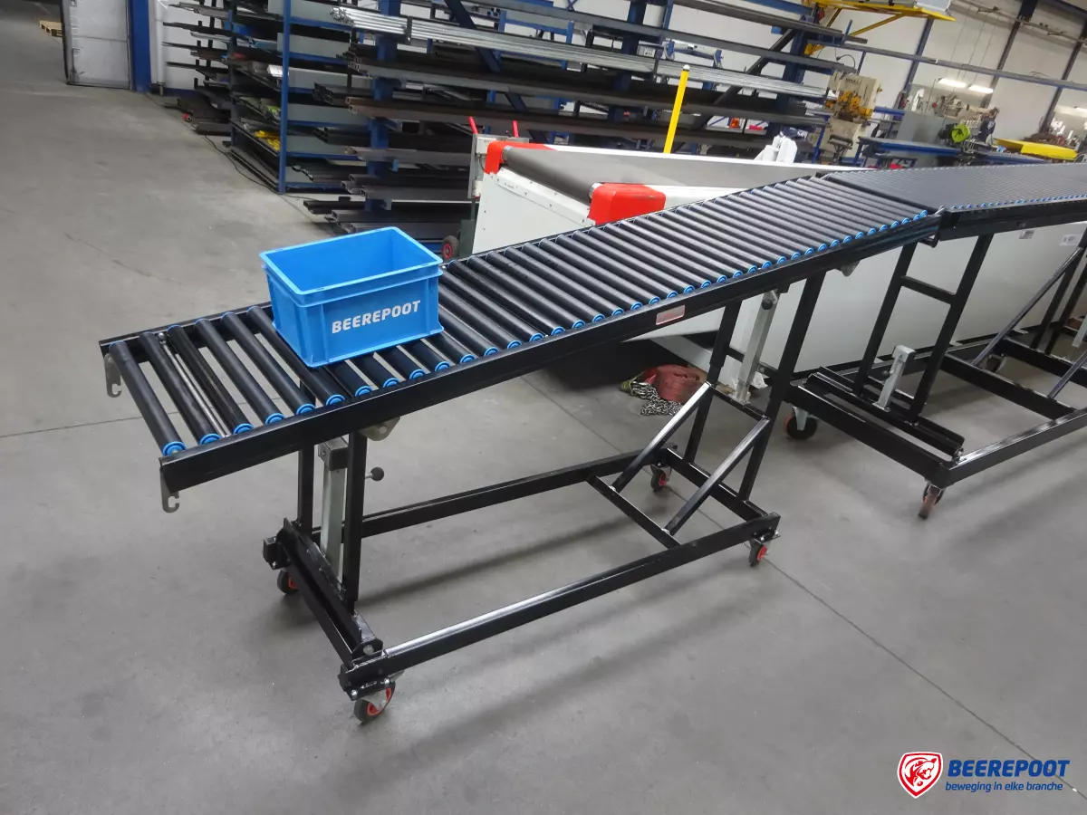 Uitschuifrollenbaan